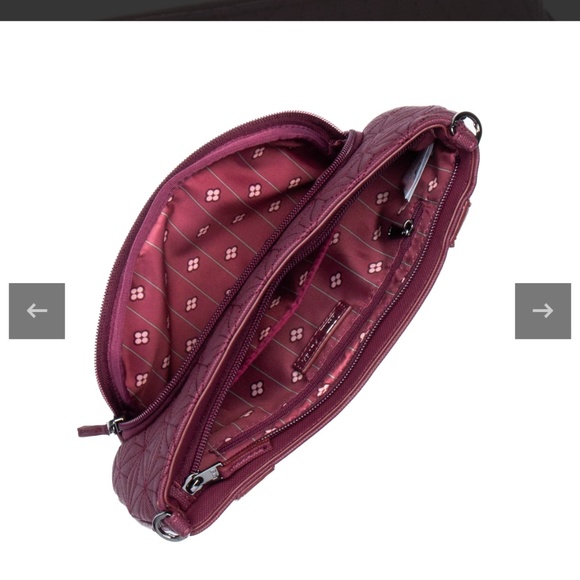 Lug matte luxe vegan leather Flyer Wine - Picture 3 of 3